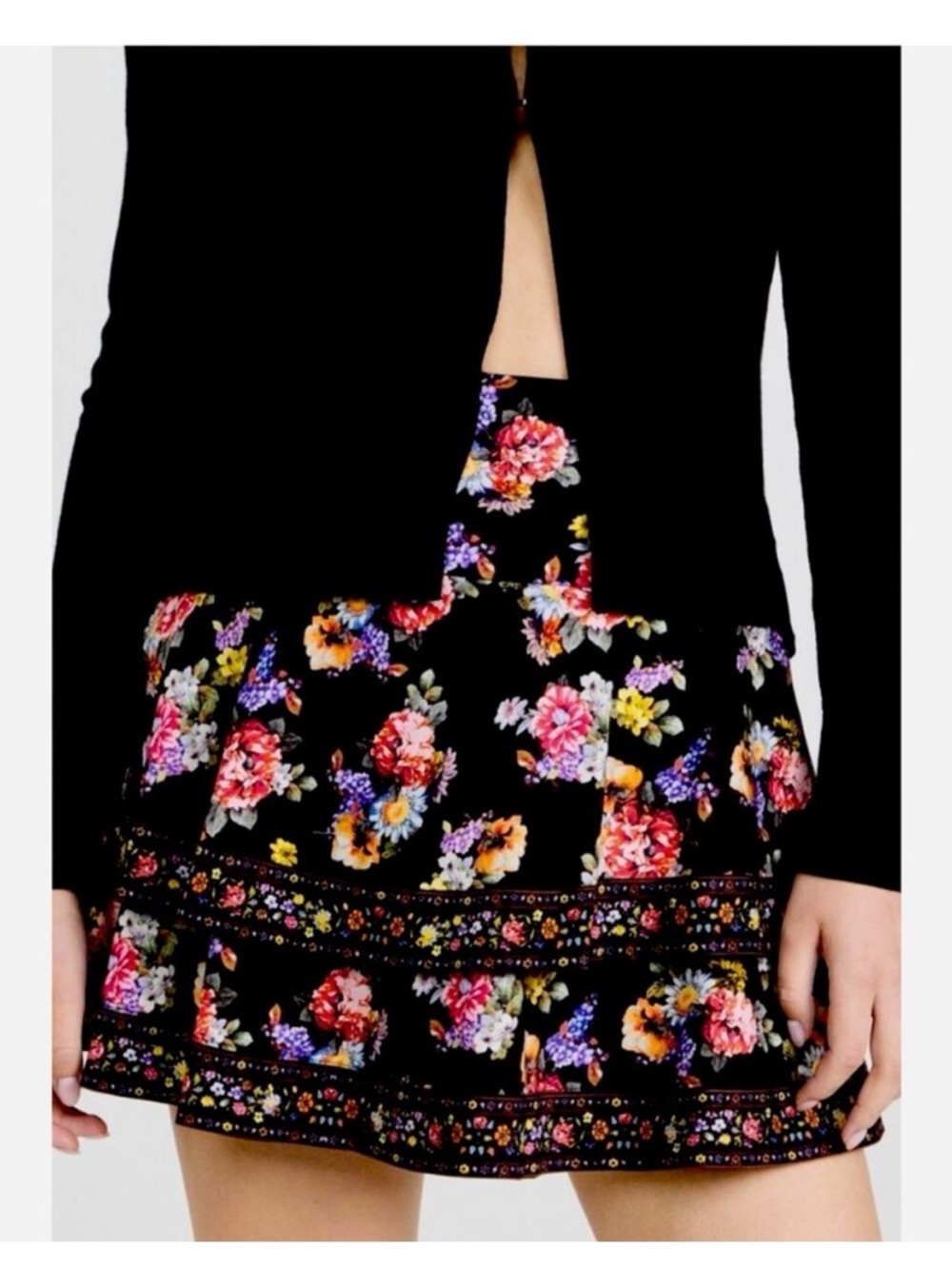 Alice + Olivia Marvis Floral Skirt